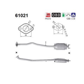 Katalysator 61021 von AS günstig für 333,83 € online kaufen