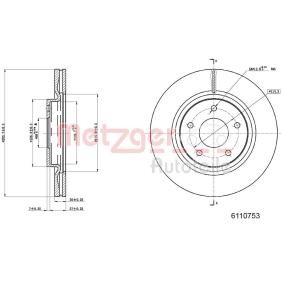 Bremsscheibe 6110753 von METZGER günstig für 35,82 € online kaufen