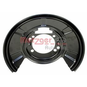 Compre Defletor do discos de travão de METZGER online para SPRINTER 3-t Autocarro (906) a preços moderados