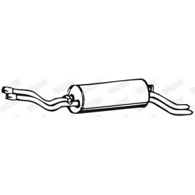 Comprar Silenciador trasero de WALKER 05395 a bajo precio de 235,76 €