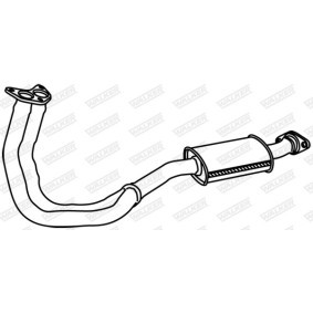 Compre Silenciador delantero de WALKER online para Escort Mk5 Hatchback (AAL, ABL) a precios moderados