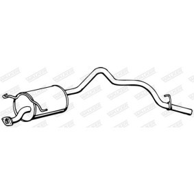 Achetez des Silencieux intermédiaire de chez WALKER en ligne pour LITEACE Camionnette (CM3_V, KM3_V) à prix modérés