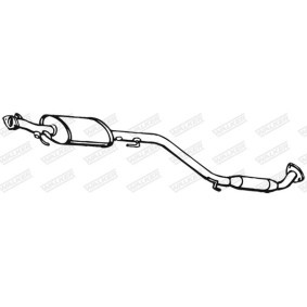 Achetez des Silencieux intermédiaire WALKER 16938 à prix pour 49,53 €