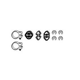 Acquista Kit montaggio, Imp. gas scarico da VEGAZ SKA-7 a buon mercato per soli 15,66 €