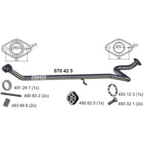 Compre Tubo de escape de ERNST online para 2 Hatchback (DE_, DH_3) a precios moderados