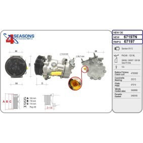 Klimakompressor 67197 von AHE günstig für 267,17 € online kaufen