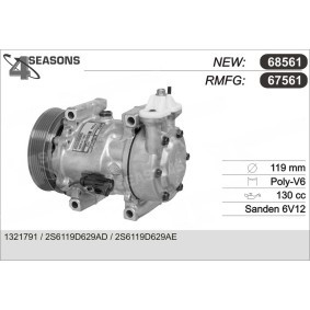Köp AC-kompressor av AHE 67561 till det låga priset 4835,62 kr