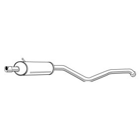 Compre Silenciador central de VEGAZ online para LAGUNA II Grandtour (KG0/1_) a preços moderados