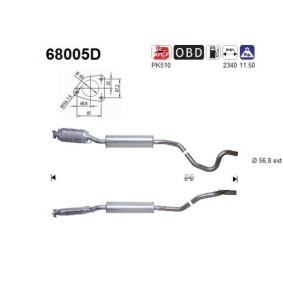 Katalysator 68005D von AS günstig für 480,15 € online kaufen
