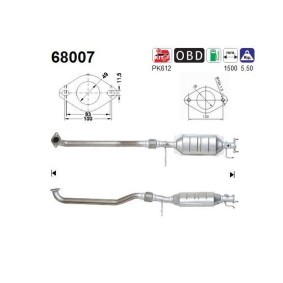 Katalysator 68007 von AS günstig für 525,21 € online kaufen