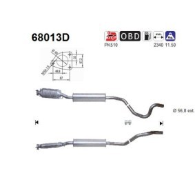 Katalysator 68013D von AS günstig für 455,74 € online kaufen