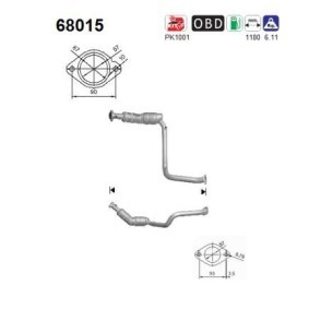 Katalysator 68015 von AS günstig für 409,60 € online kaufen