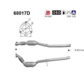 Katalysator 68017D von AS günstig für 487,60 € online kaufen