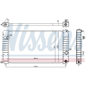 Achetez des Radiateur du moteur NISSENS 691953 à prix pour 116,26 €