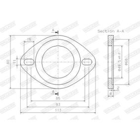 Auspuffschelle 80391 von WALKER günstig für 11,04 € online kaufen