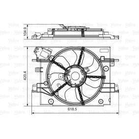 Acquista Ventola radiatore da VALEO 696880 a buon mercato per soli 501,12 €