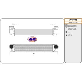 Ladeluftkühler 704.006 von AHE günstig für 191,68 € online kaufen