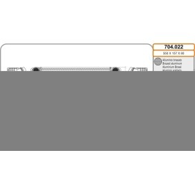 Ladeluftkühler 704.022 von AHE günstig für 239,60 € online kaufen
