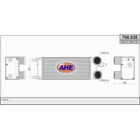 Ladeluftkühler 706.038 von AHE günstig für 159,81 € online kaufen