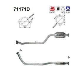 Katalysator 71171D von AS günstig für 463,60 € online kaufen