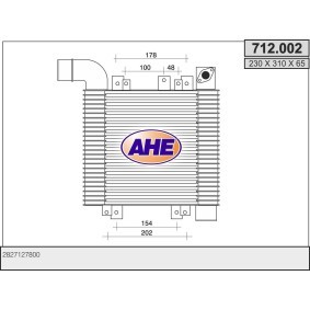 Ladeluftkühler 712.002 von AHE günstig für 274,58 € online kaufen