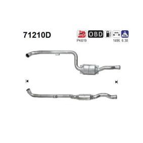 Katalysator 71210D von AS günstig für 212,80 € online kaufen