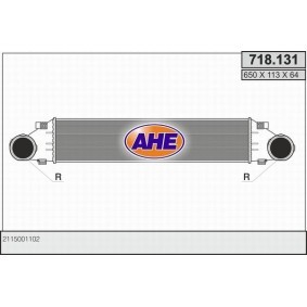 Ladeluftkühler 718.131 von AHE günstig für 144,42 € online kaufen