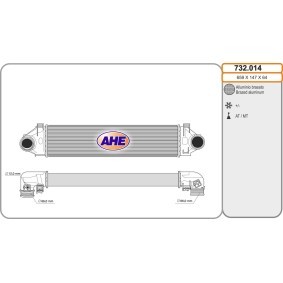 Ladeluftkühler 732.014 von AHE günstig für 257,32 € online kaufen