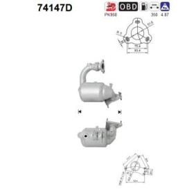 Katalysator 74147D von AS günstig für 511,75 € online kaufen