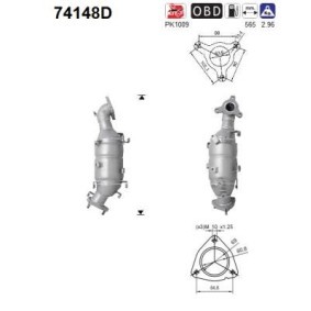 Compre Catalizador de AS online para NP300 Navara Camión de plataforma / Chasis (D40) a precios moderados