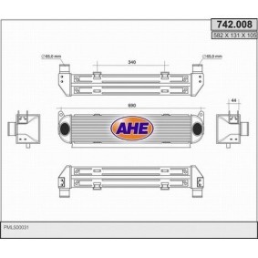 Ladeluftkühler 742.008 von AHE günstig für 318,73 € online kaufen