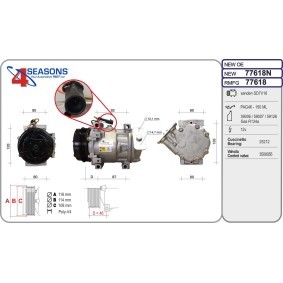 Comprar Compresor, aire acondicionado de AHE 77618 a bajo precio de 299,08 €