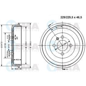 Acquista Tamburo freno da VEMA 800939 a buon mercato per soli 43,79 €