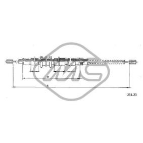 Handbremsseil 80476 von Metalcaucho günstig für 15,89 € online kaufen