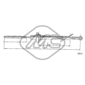 Comprar Cable de embrague de Metalcaucho 81055 a bajo precio de 13,81 €