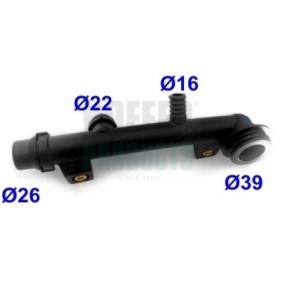 Achetez des Bride de liquide de refroidissement HOFFER 8193137 à prix pour 12,22 €