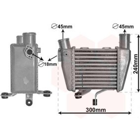 Comprar Intercooler de VAN WEZEL 82014704 a bajo precio de 256,54 €