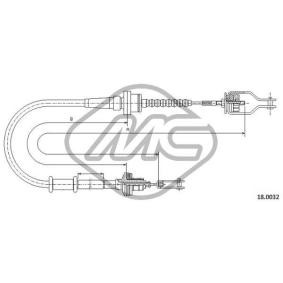Comprar Cable de embrague de Metalcaucho 82288 a bajo precio de 26,61 €