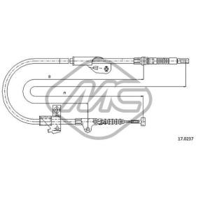 Handbremsseil 82323 von Metalcaucho günstig für 27,38 € online kaufen