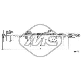Kupplungsseil 82687 TALBOT von Metalcaucho