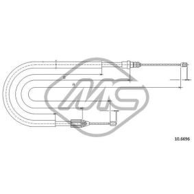Handbremsseil 83072 von Metalcaucho günstig für 15,10 € online kaufen