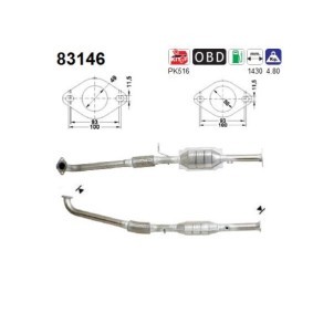 Compre Catalisador da AS 83146 a um preço baixo por 319,65 €