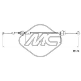 Compre Cabo do acelerador da Metalcaucho 83296 a um preço baixo por 14,19 €
