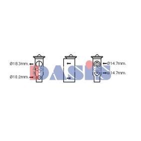 Osta Paisuntaventtiili, ilmastointilaite AKS DASIS:llä 840327N edullisesti hintaan 60,65 €