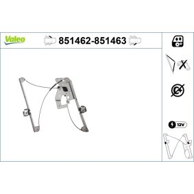 Achetez des Lève-vitre VALEO 851462 à prix pour 148,76 €