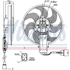 Comprar Ventilador de motor de NISSENS 85730 a bajo precio de 178,28 €