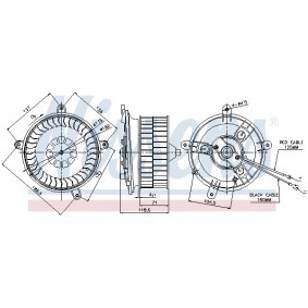 Innenraumgebläse 87041 von NISSENS günstig für 80,97 € online kaufen