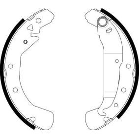 Bremsbackensatz 8DB 355 002-631 von HELLA günstig für 36,41 € online kaufen