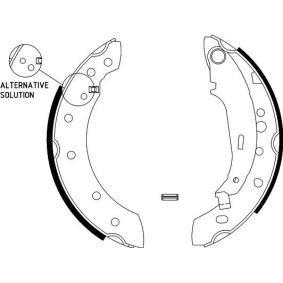 Bremsbackensatz 8DB 355 002-771 von HELLA günstig für 33,82 € online kaufen