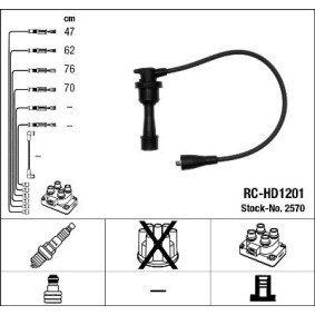 Compre Cables de bujías de NGK online para Santamo II (UF) a precios moderados